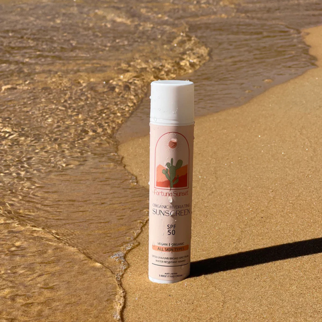 Organic SPF50 Hydrating Sunscreen with Hyaluronic Acid